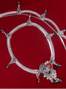 Oxidised Anklets